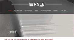 Desktop Screenshot of ernle-piano.de