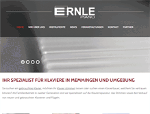 Tablet Screenshot of ernle-piano.de